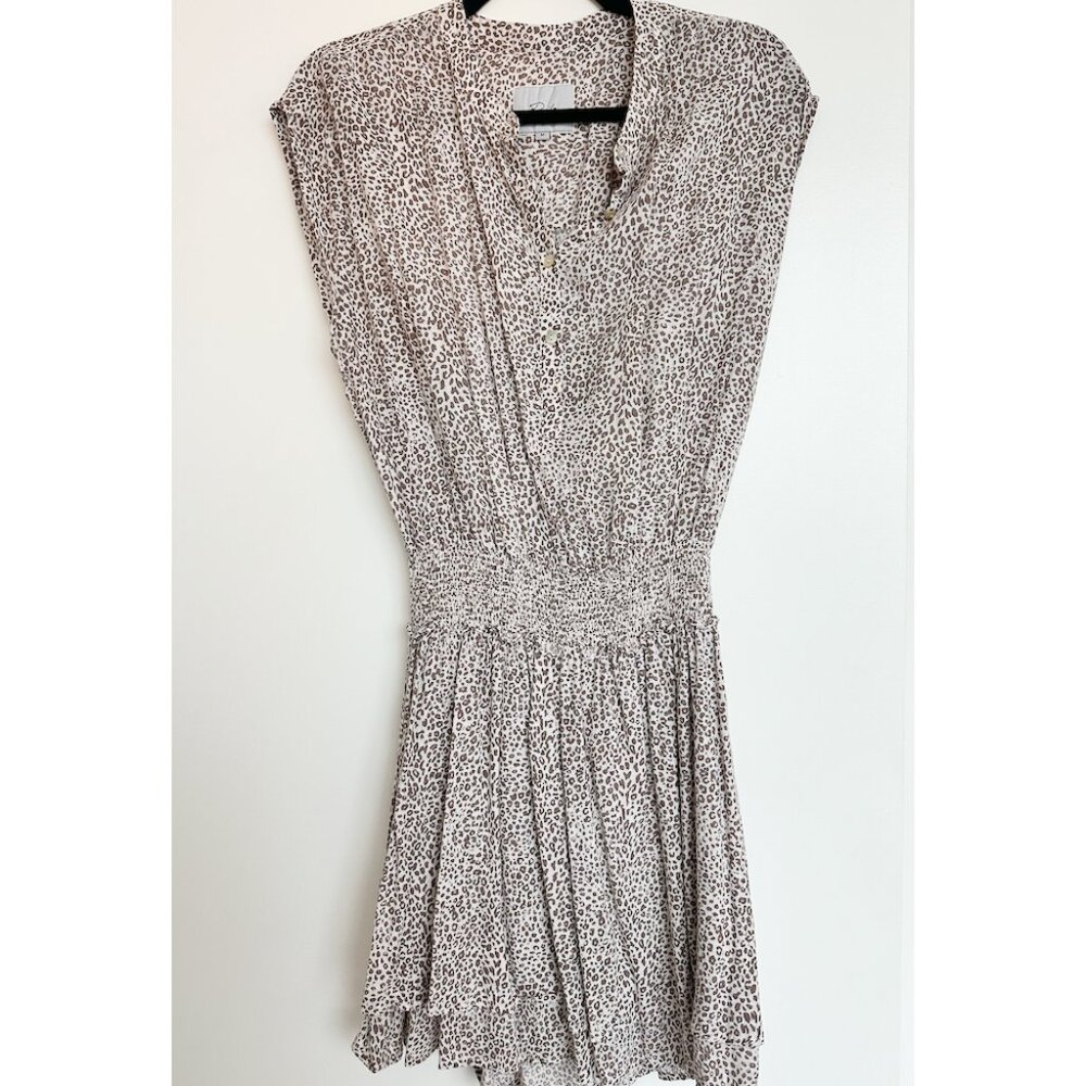 Rails Angelina Mini Dress in Leopard Print (Medium)